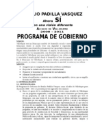 Programa de Gobierno