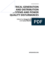 Electrical Generation and Distribution Systems and Power Quality Disturbances