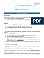 ConversionInfo AdminPAQ Comercial