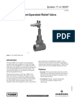 Type 1805P Pilot-Operated Relief Valve