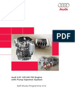 SSP 412 Audi 2.0l 125 KW TDI Engine With Pump Injection System