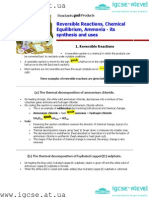 Reversible Reactions PDF