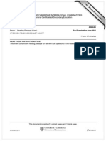 University of Cambridge International Examinations International General Certificate of Secondary Education