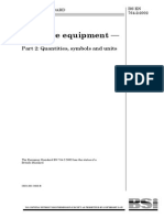 Bs en 764-2-2002 Pressure Equipment Part 2 Quantities Symbols