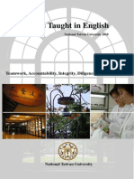 Courses Taught in English PDF