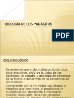 Parasitologia, Biologia de Los Parasitos