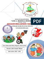 Educacion Fisica para Ninos Con Capacidades Especiales.-Libre