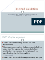 Analytical Method Validation