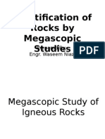 Identification of Rocks by Megascopic Studies