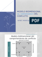 Modelo Bidimensional Del Comportamiento Del Conflicto