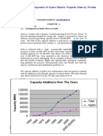 Guidelines For Development of Hydro Electric Project