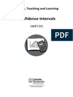 Confidence Intervals