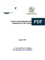 Project Preparation Feasibility Guidelines For PPP Projects