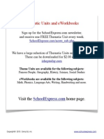 Thematic Units and Eworkbooks: Visit The Home Page