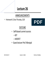 Self-Biased Current Sources - Start Up CKT - Berkeley EE105 Lecture 26