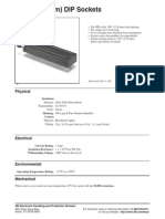 .100" (2.54 MM) DIP Sockets