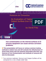 Feroxyl and Copper Sulfate Testing