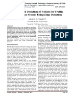 Video Based Detection of Vehicle For Traffic Surveillance System Using Edge Detection