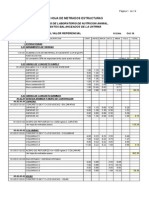 Planilla de Metrados Adicional