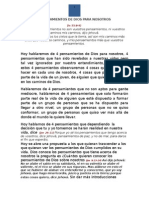 4 Pensamientos de Dios para Nosotros