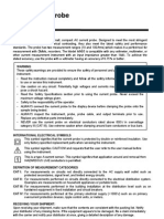 AC Current Probe Model MN05: User Manual