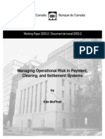 Operational Risk in Payment