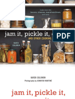 Recipes From Jam It, Pickle It, Cure It by Karen Solomon