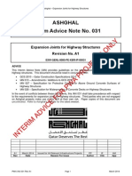 PWA IAN 031 Rev A1 - Expansion Joints For Highway Structures