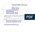 Hydraulic Elevators Basic Components