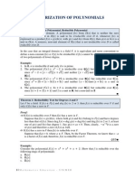 Factorization of Polynomials Ring PDF