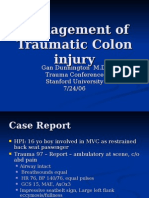 Traumatic Colon Injury