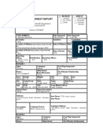 Incident Report