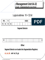 Memory Management Unit IA-32: Logical Address 16 + 32 Bit