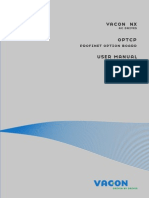 Vacon NX OPTCP Profinet IO Board User Manual DPD00