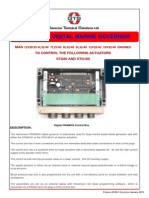 Priamos Digital Marine Governor: MAN To Control The Following Actuators Stg90 and Stg180