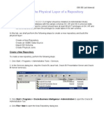 Lab 1 Physical Layer OBIEE