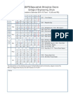 Calendar 2014-15 Sem II