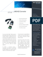 Nordfield: Usb To Rs485/422 Converter