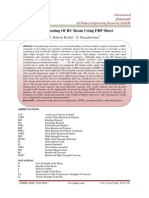 Strengthening of RC Beam Using FRP Sheet