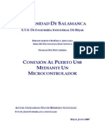 Conexión Al Puerto Usb Mediante Un Microcontrolador