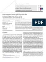 Creep Behavior of Eutectic 80Au20Sn Solder Alloy PDF