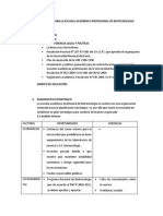 Plan Estrategico para La Escuela Académico Profesional de Biotecnologia