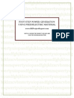 d4 Foot Step Power Generation Using Piezoelectric Material