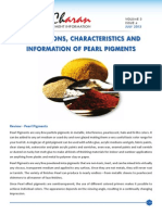 Applications, Characteristics and Information of Pearl Pigments