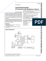 ADC0831/ADC0832/ADC0834/ADC0838 8-Bit Serial I/O A/d Converters With