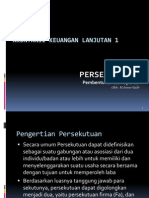 Akuntansi Keuangan Lanjutan 1 Persekutuan