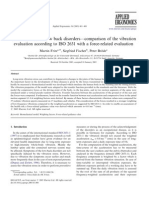 Vibration Induced Low Backdisorders-Comparison of The Vibration Evaluation According To ISO 2631 With A Force-Related Evaluation