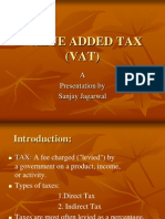 Value Added Tax (VAT) : A Presentation by Sanjay Jagarwal