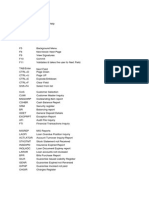 Finacle - Commands