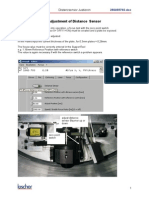 Adjustment of Distance Sensor